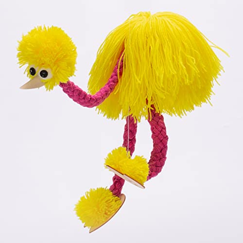 Poslody String Puppets,Ostrich Marionettes String Puppets,Bird Puppet With Strings Walking Puppet On Strings Stuffed Plush Parent-Child Interactive Puppets Educational Toys Dolls For Children Kids thumb #2