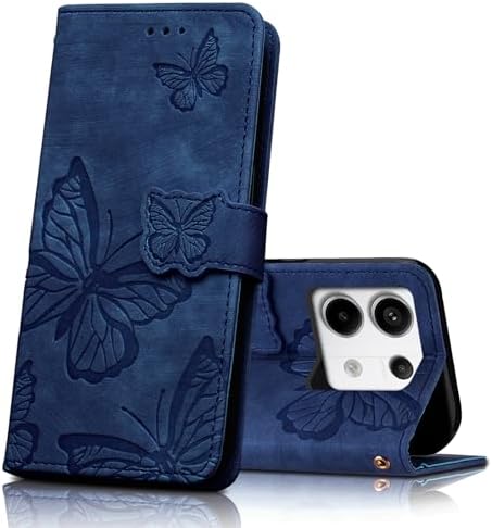CXTcase Etui na telefon komórkowy Samsung Galaxy A54 5G, etui ochronne z klapką do Samsung Galaxy A54 5G, skóra poliuretanowa, magnetyczne motyle, skórzane etui do Samsung Galaxy A54 5G, czarne