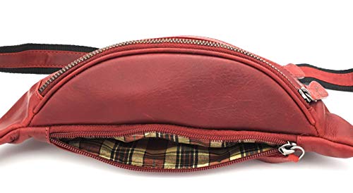 Jockey Club grote echt leren heuptas heuptas heuptas riemtas vintage zuignap rundleer - Image 4