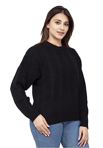 Image of Jai Geeta Hosiery Mills Launches Designer and Knitted Pullover Women Sweater These can be paired with Jeans and Legging in Winter Season Trendy Fashionable Solid