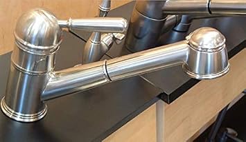 ROHL R77V3STN Pull-Out Kitchen Faucet