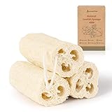 Natural Loofah, 100% Organic Shower Loofah...