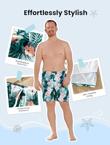 Image of PATPAT Family Matching Swimwear Set: Floral Print Sleeveless Ruffled One Piece Bathing Suits