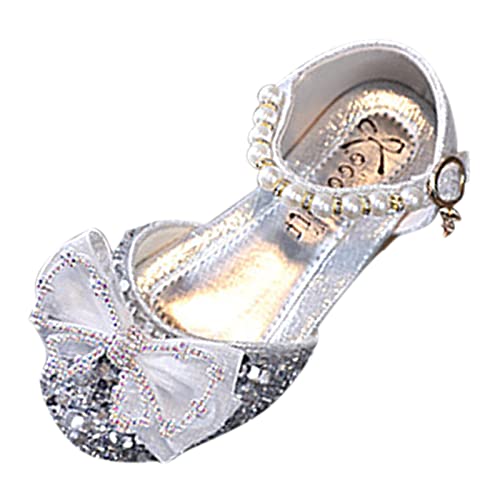 Girls Sandals Fashion Summer Girls Sandals Dress Performance Dance Shoes Flat Light Sequins Character Slippers