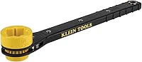Vista 12 de KLEIN TOOLS KT155HD Llave de trinquete 6 en 1 de Lineman's de alta resistencia con diseño de perno y enchufe amarillo brillante