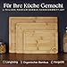 Deer & Oak Schneidebrett Holz Set 3-teiliges Vorgeölt Bambus Schneidebrett mit Griff & Saftrille, Küchenbrett, Schneidebretter Holz, Schneidbrett, Holzbrett Küche