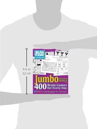 Usa Today Jumbo Puzzle Book 2: 400 Brain Games For Every Day (Usa Today Puzzles) (Volume 11) #TOP4