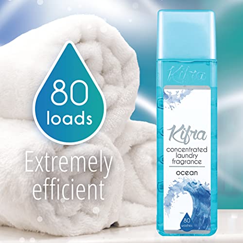 KIFRA OCEAN Konzentriertes Wäscheparfüm Tropfen 200ml 80 Waschgänge langanhaltender Wäscheduft