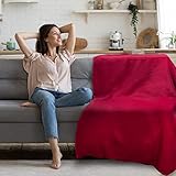 KiGATEX Polar-Fleecedecke – 130 x 160 cm – Oeko-TEX Standard 100 Zertifiziert – Kuschelige Fleece-Decke für innen & außen – Pflegeleicht als Sofa-, Sommer-, Hunde- oder Tagesdecke – Silber
