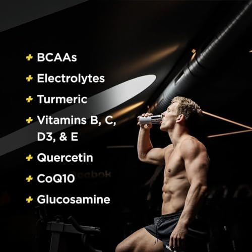 Image of FITAID Recovery Blend, BCAAs, Vitamin B6, B12, Glucosamine, Electrolytes, 100% Clean, Paleo, B-Complex, Citrus Medley, No Sucralose, 12-oz. cans (Pack of 12)