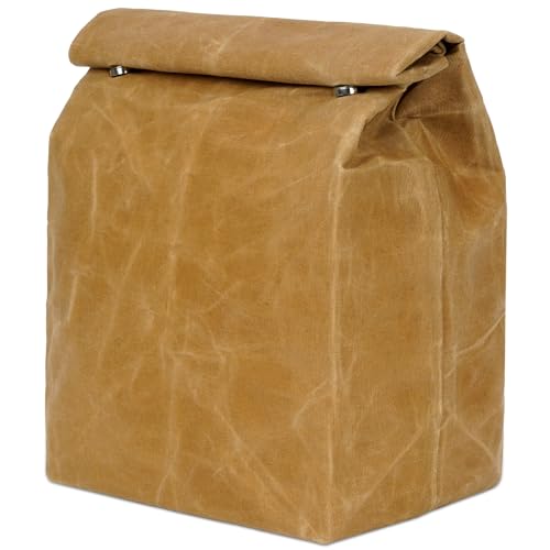 ECHSRT Vintage Waxed Canvas Lunch Bag