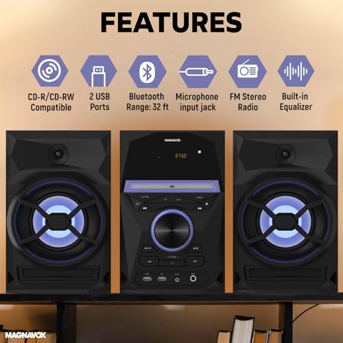 Magnavox MM441-EC 3-Piece Cd Shelf System thumb #1
