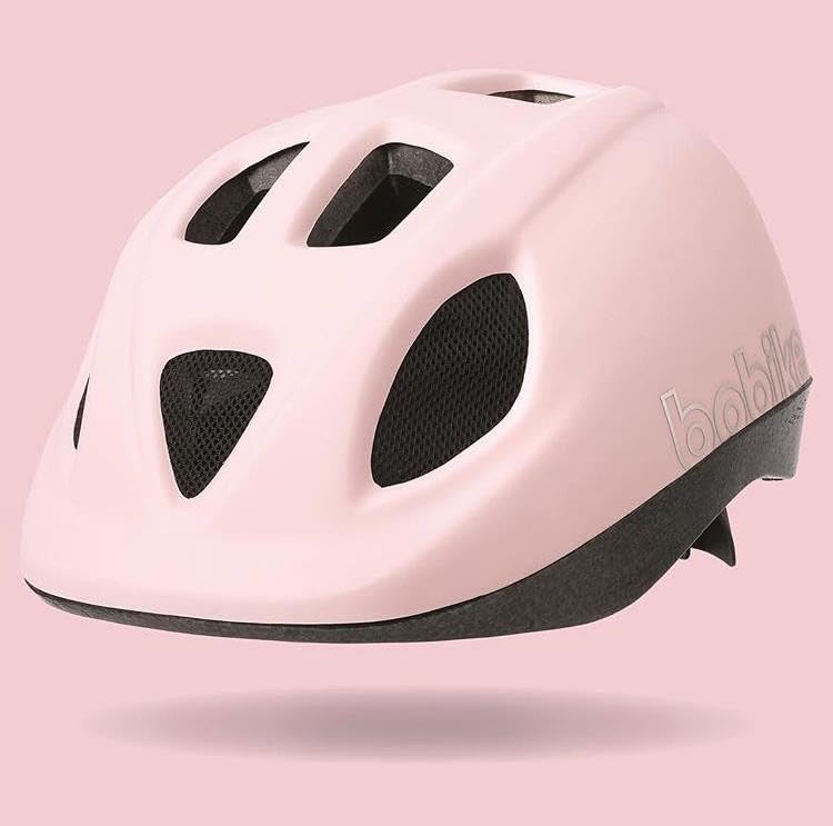 Casco Bici Bobike Go Per Bambini, Taglia S (52-56 Cm), Con Prese D'aria, Rete Antinsetti E Sistema Easy-Lock, Abbinato Ai Seggiolini Go, Colore Vaniglia Cup Cake