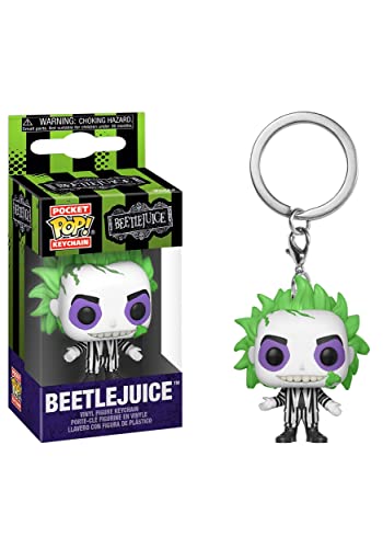 Funko Pop! Keychain Beetlejuice Horror S8 - Minifigura de Vinilo Coleccionable Llavero Original - Relleno de Calcetines - Idea de Regalo- Mercancia Oficial - Movies Fans - Minifigura