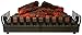 Chemin'Arte 094 0 Registros Chimenea para ruborizarse, 45 W, Noir/Rouge pour les...
