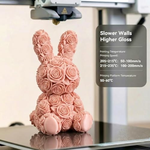 Image of Silk PLA 3D Printing Filament 1.75mm Filajoy3D 3D Printing Filament 1KG, Dimensional Accuracy ±0.03mm, Compatible with Most FDM 3D Printers, Pink