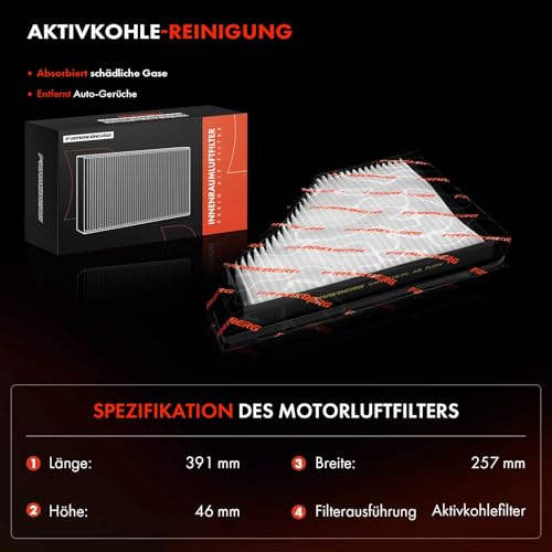 Filtro de aire de la cabina para la climatización de berlinas Clase S 4