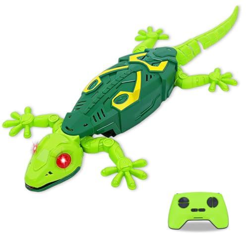 BEEBOY Wall Climbing Gecko,Remote Control Robot Toys for Boys Girls,Wall Crawler Lizard Toy,Wall Climbing Car Toys,Birthday Gifts for 3 4 5 6 7 8 9 10+ Year Old Boys Girls