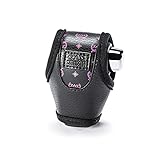 DAD ギャルソン D.A.D レザーシフトノブカバー ディルス【ブラック×ピンク】 汎用タイプ オートマ車用 GARSON