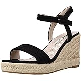SINTETICO Mustang 50770, Sandalia Mujer, ANTIL Negro, 39 EU