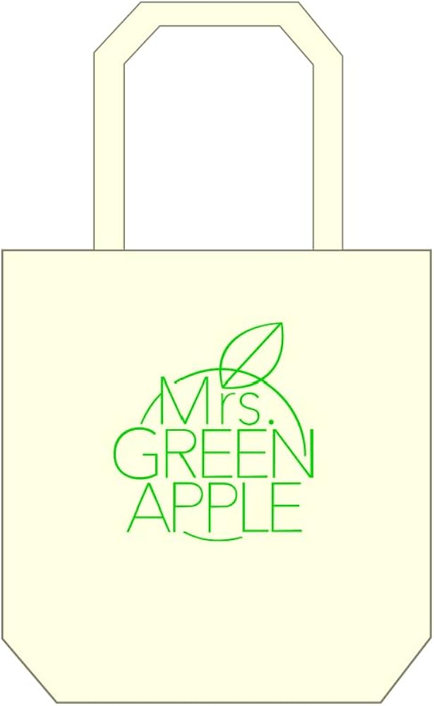 Mrs. GREEN APPLE ミセスグリーンアップル トートバッグ Amazon | Mrs.GREEN APPLE vol.2 トートバッグ M 白×緑 [並行