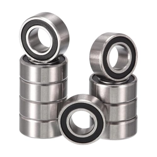 Rodamientos MR105-2RS 5x10x4mm de acero cromado y alta resistencia para mecánica fina
