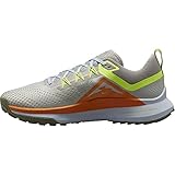 Nike Herren React Pegasus Trail 4 Sneaker, LT Iron ORE/Volt-Cobblestone, 47 EU