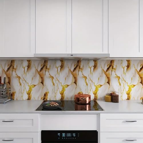 Image of WALLVEAR PE Foam Marble Wall Panel Sheet Pack of 25 | Self Adhesive DIY | 3mm Thickness | 4 Sq.Ft Coverage | Waterproof & Scratch Resistant | Easy Peel & Stick Installation Home, Office, Hotel Decor