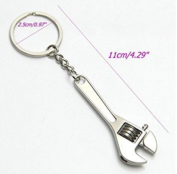 other Metal Adjustable Creative Tool Wrench Spanner Key Chain Ring ...