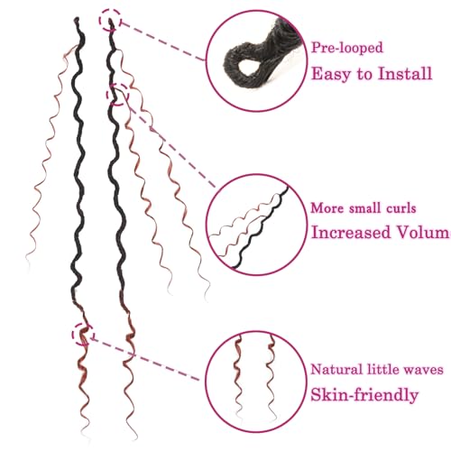 Image of Goddess Faux Locs Crochet Hair for Black Women, Goddess Locs Crochet Hair