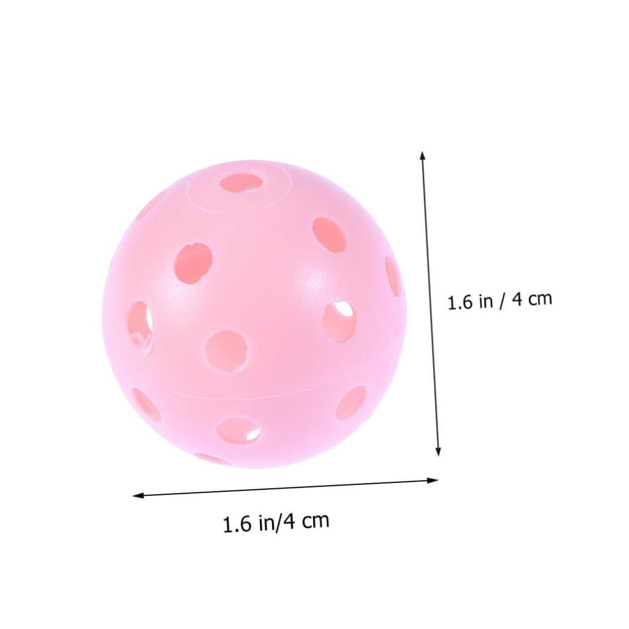 Hemoton 1set Indoor Golf Practice Balls Durable Training Balls for Beginners Lightweight for Space and Easy Visibility Random Color 50pcs