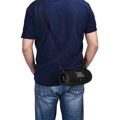 Siliconen hoes voor JBL Charge 5, beschermhoes met schouderriem en karabijnhaak voor JBL Charge 5, draagbare reistas… - Image 8