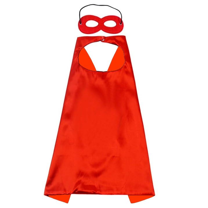 Image of Capes and mask set for kids Birthday party super hero theme return Gift age 3-10 years