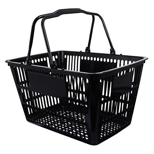 Cabilock Cesta Compra Para Supermercado Cesta De Plástico Asas Para Cerveza Condimentos y Verduras Para Centro Comercial