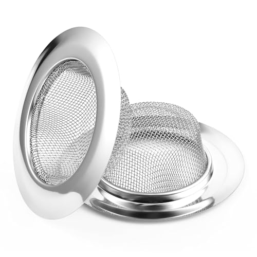2 PCS Stainless Steel Sink Strainer 4.5