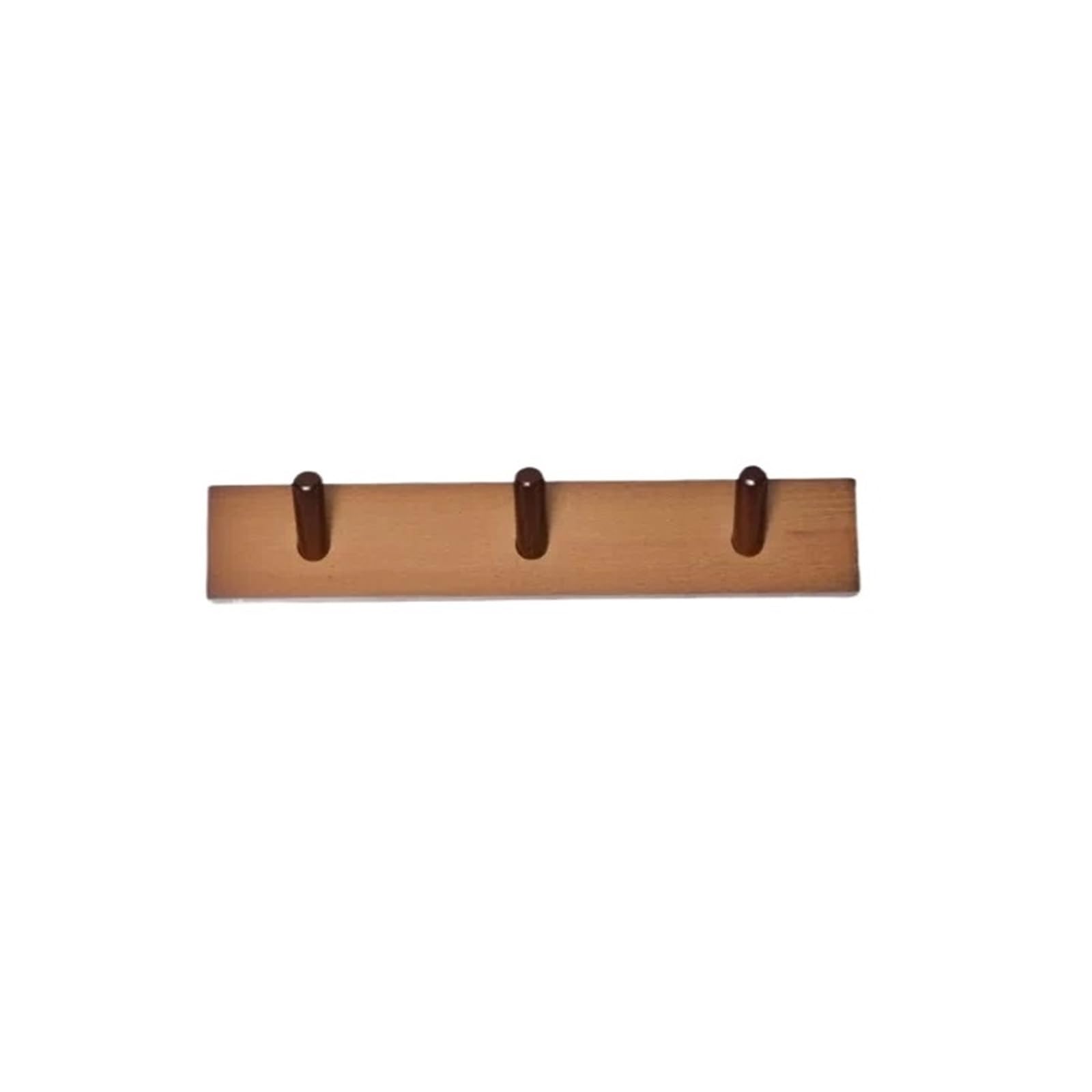 YQINQIN83B Coat Hangers Wooden Wall-Mounted Coat Rack, Nail-Free Wall Mounting, Bedroom, Walk-in Closet, Behind The Door for Bedroom(Bruin,Large)