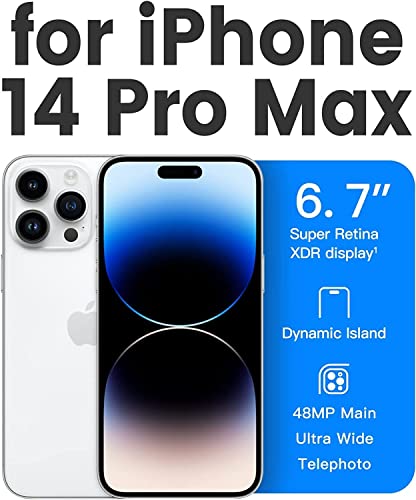 Image of Elzzi Microfiber Candy Case Compatible for iPhone 14 PRO MAX, Shockproof Slim Back Cover Liquid Silicone Case (Sierra Blue)