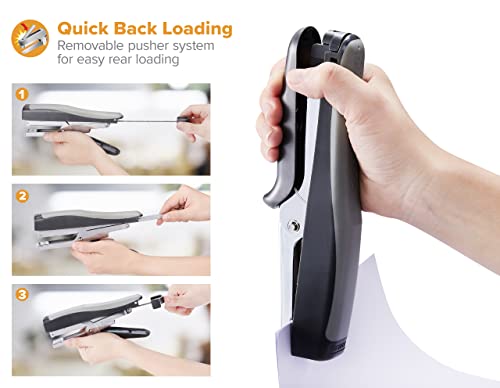 Bostitch No-Jam Desk Stapler (Ssp-99), Black/Gray, 11.06 X 2.13 X 5 Inches #TOP3