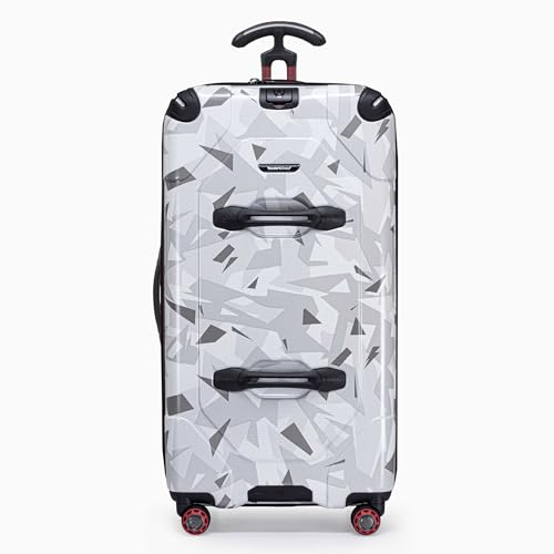 Image of Traveler's Choice Maxporter II Polycarbonate Hardside Trunk with Spinner Wheels, White Camo, 31-Inch Large Trunk
