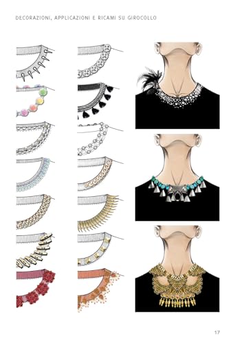 I Dettagli Nella Moda. 4000 Disegni Di Colli E Scolli, Pieghe, Plissé, Ruche, Volant, Jabot, Crochet... Ediz. Multilingue - 2