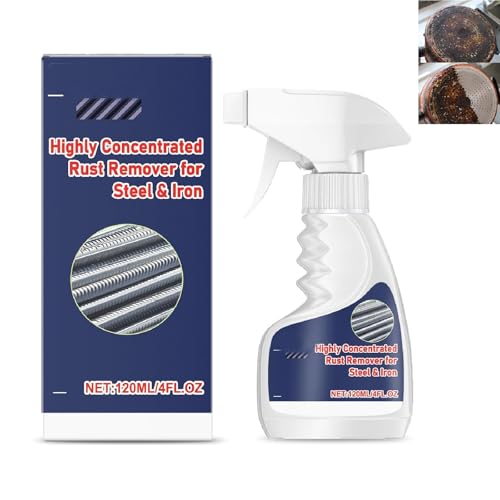 Eliminador de Óxido de Metal Resistente,Spray de Eliminación de Óxido,Spray Convertidor de Óxido,Elimina Eficazmente Óxido Superficies de Metal,Apto para Herramientas Metálicas y Utensilios de Cocina