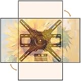 ELIVED Ultra Slim TV Wall Mount for Samsung The Frame/Neo QLED 8K/4K tvs, 1.1' Low Profile TV Mount, Wall Mount Bracket Max VESA 400x400mm, 88 lbs. Capacity, 90 Degree Landscape to Portrait.