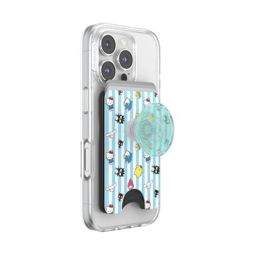 Image of PopSockets Phone Wallet for MagSafe, Phone Card Holder with Grip, Hello Kitty - Hello Kitty and Friends
