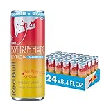 Red Bull Sugar-Free Fuji Apple and Ginger Winter Edition Energy Drink, with 80mg Caffeine plus Taurine & B Vitamins, 8.4 Fl Oz, Pack of 24 Cans