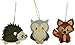 Darware My Forest Friends Christmas Ornament Set (6-Piece Set); Plush Holiday Animal Tree Decoration Set with Baby Woodland Creatures
