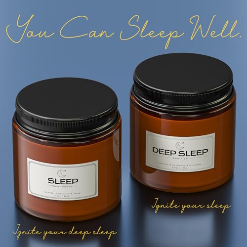 Bzhui Sleep Candles Gifts for Women, Lavender Scented Candles Gift Set for Anxiety, Lavender Promotes Sleep, Chamomile Relieves Stress, Relaxation/Birthday Gifts for Women… - Image 4