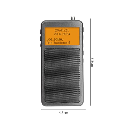 Radio FM portátil con transmisor Bluetooth integrado para escuchar sin cables en público 7