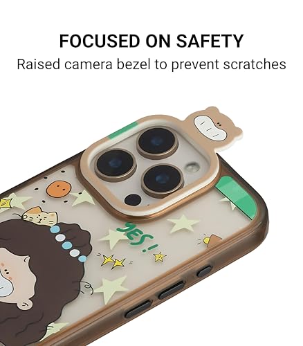 Image of Cartoon Stage Girl Case Cover for iPhone 15 Pro Max | Stylish Anime-Inspired Design | Slim Shockproof TPU Back Cover | Scratch-Resistant | Precise Fit | Lightweight Case