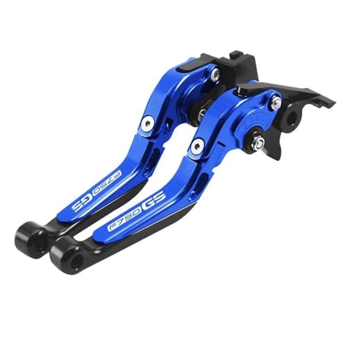 �u���[�L���o�[ F750GS F850GS 2018-2024 CNC �܂肽���݊g���n���h���u���[�L�N���b�`���o�[�I�[�g�o�C�n���h�����o�[���߉\��(Blue F750GS)