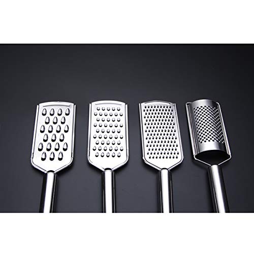 Handheld Cheese Grater, Cheese Zester Stainless Steel, Lemon Zester, Kitchen Vegetable Peeler, Food Zester Grater Slicer For Ginger Garlic Chocolate Fruits, Zester Grater With Handle #TOP3